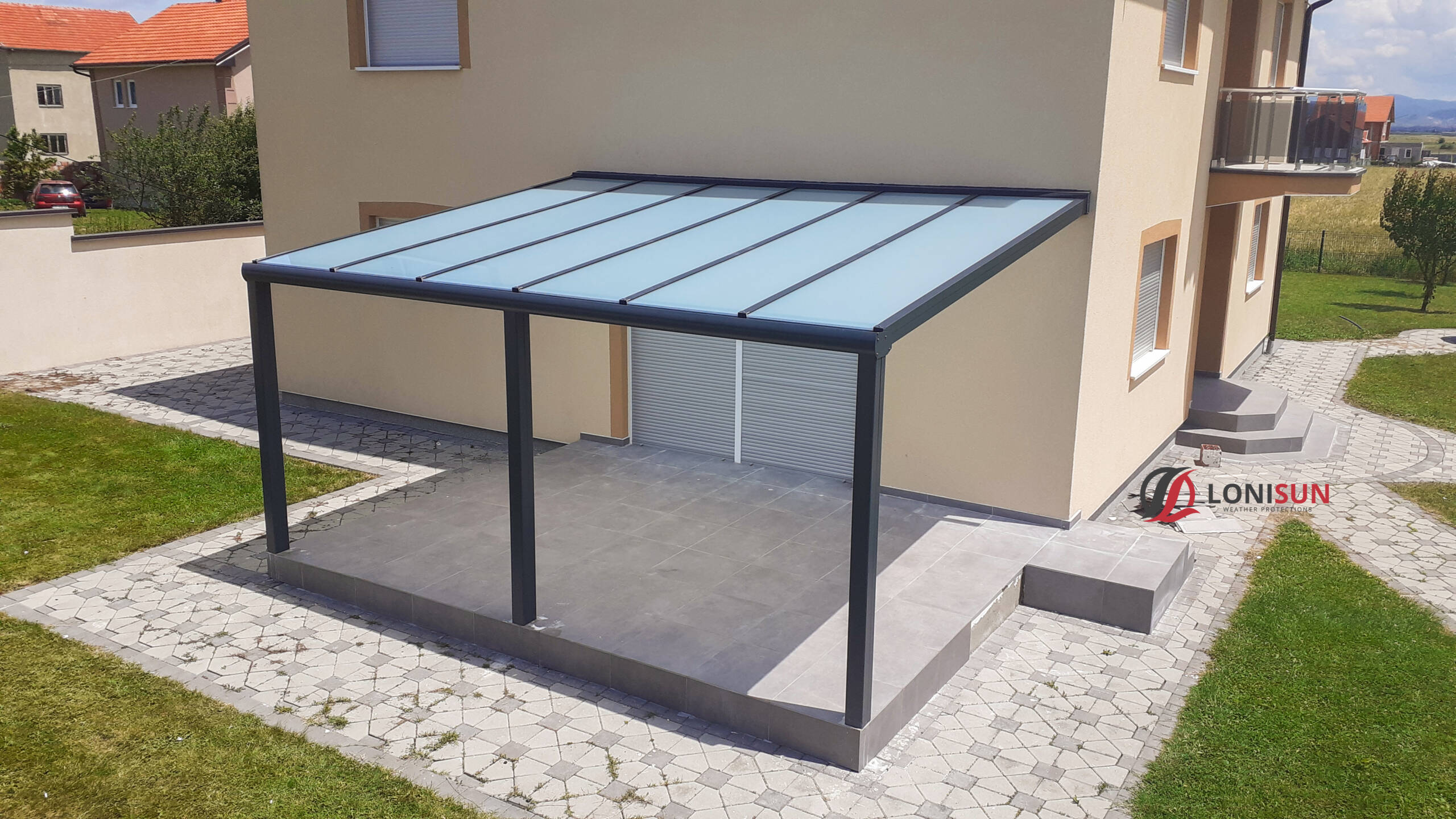 Veranda Glasdach